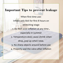 Load image into Gallery viewer, Honeydrill Queen Size Air Mattress Inflatable Bed, Blow Up Mattress Camping Sleeping Pad