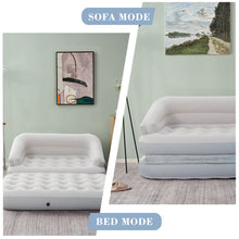 Load image into Gallery viewer, Honeydrill Inflatable Sofa Bed, Air Mattress, Lounge Chair Couch for Camping, 5-in-1, Full, White(Pump Not Included)