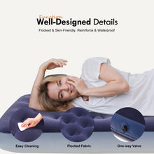 Load image into Gallery viewer, Honeydrill Twin Size Air Mattress Inflatable Bed, Blow Up Mattress Camping Sleeping Pad