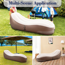 Load image into Gallery viewer, Inflatable Couch, Wave Air Sofa, Beige (No Pump Included)