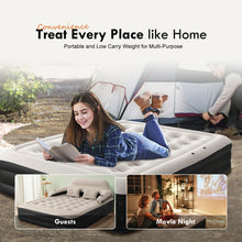 Load image into Gallery viewer, Honeydrill 15" Air Mattress with Headboard, Airbed Inflatable Couch with Pump