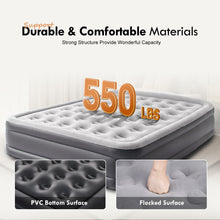 Load image into Gallery viewer, Honeydrill 18.5" Air Mattress AirBed Inflatable with Built-In Pump