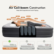 Load image into Gallery viewer, Honeydrill 18.5" Air Mattress AirBed Inflatable with Built-In Pump