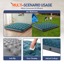 Load image into Gallery viewer, Honeydrill Camping Airbed Patterned Air Mattress with Flocked Surface