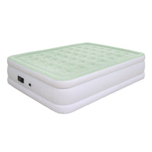 Load image into Gallery viewer, Air Mattress Queen size 18" Airbed Inflatable with Built-in Pump, Light Green