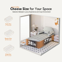 Load image into Gallery viewer, Air Mattress 15" Twin Size with Headboard, Airbed Inflatable Couch with Pump