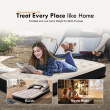 Load image into Gallery viewer, Honeydrill Twin Size 9" Air Mattress with Headboard, Air Couch Sofa Bed