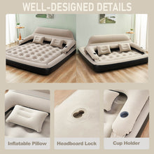 Load image into Gallery viewer, 9" Air Mattress Inflatable Sofa Bed with Soft Pillow (Pump Not Included)