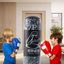 Load image into Gallery viewer, Honeydrill Inflatable Punching Bag Boxing Bag for Kids, Black