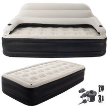 Load image into Gallery viewer, Honeydrill 15" Twin Air Mattress Inflatable Sofa Bed with Soft Pillows, Air Pump Included