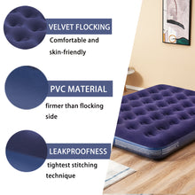 Load image into Gallery viewer, Honeydrill Full Size Air Mattress Inflatable Bed, Blow Up Mattress Camping Sleeping Pad