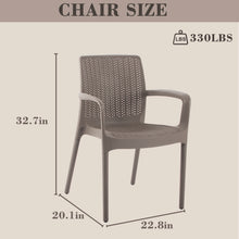 Load image into Gallery viewer, DIMAR GARDEN Outdoor Resin Dining Set - 4 Person
