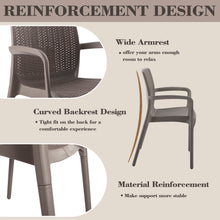 Load image into Gallery viewer, DIMAR GARDEN Outdoor Resin Dining Set - 4 Person