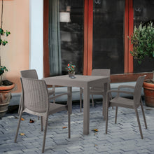Load image into Gallery viewer, DIMAR GARDEN Outdoor Resin Dining Set - 4 Person