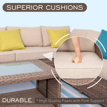 Load image into Gallery viewer, SICILY Fully Assembled Outdoor Wicker Sectional Sofa Set 05 - 11 PCS