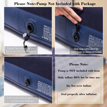 Load image into Gallery viewer, Honeydrill Full Size Air Mattress Inflatable Bed, Blow Up Mattress Camping Sleeping Pad