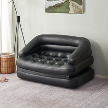 Load image into Gallery viewer, Honeydrill Inflatable Sofa Bed, 5-in-1, Full, Black (Pump Not Included)