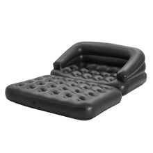 Load image into Gallery viewer, Honeydrill Inflatable Sofa Bed, 5-in-1, Full, Black (Pump Not Included)