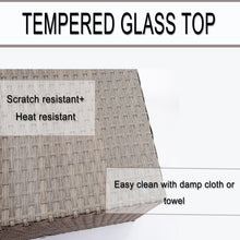 Load image into Gallery viewer, SICILY Fully Assembled Outdoor Wicker Sectional Sofa Component - Small Coffee Table