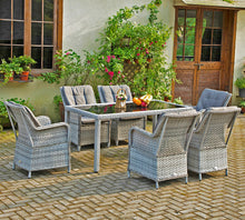 Load image into Gallery viewer, ARUBA Outdoor Wicker Dining Set - 6 Person