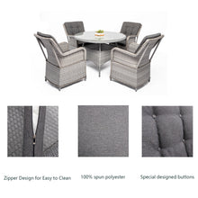 Load image into Gallery viewer, ARUBA Outdoor Wicker Dining Set - 4 Person