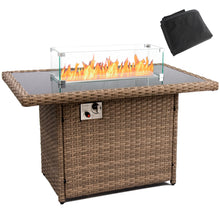 Load image into Gallery viewer, SICILY Outdoor Propane Gas Fire Pit Table, 43 inch 50,000 BTU Fire Pits