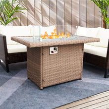 Load image into Gallery viewer, SICILY Outdoor Propane Gas Fire Pit Table, 43 inch 50,000 BTU Fire Pits