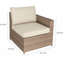 Load image into Gallery viewer, SICILY Fully Assembled Outdoor Wicker Sectional Sofa Set 04 - 9 PCS