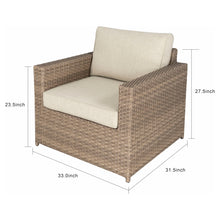 Load image into Gallery viewer, SICILY Fully Assembled Outdoor Wicker Sectional Sofa Set 05 - 11 PCS