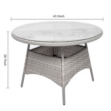 Load image into Gallery viewer, ARUBA Outdoor Wicker Dining Set - 4 Person