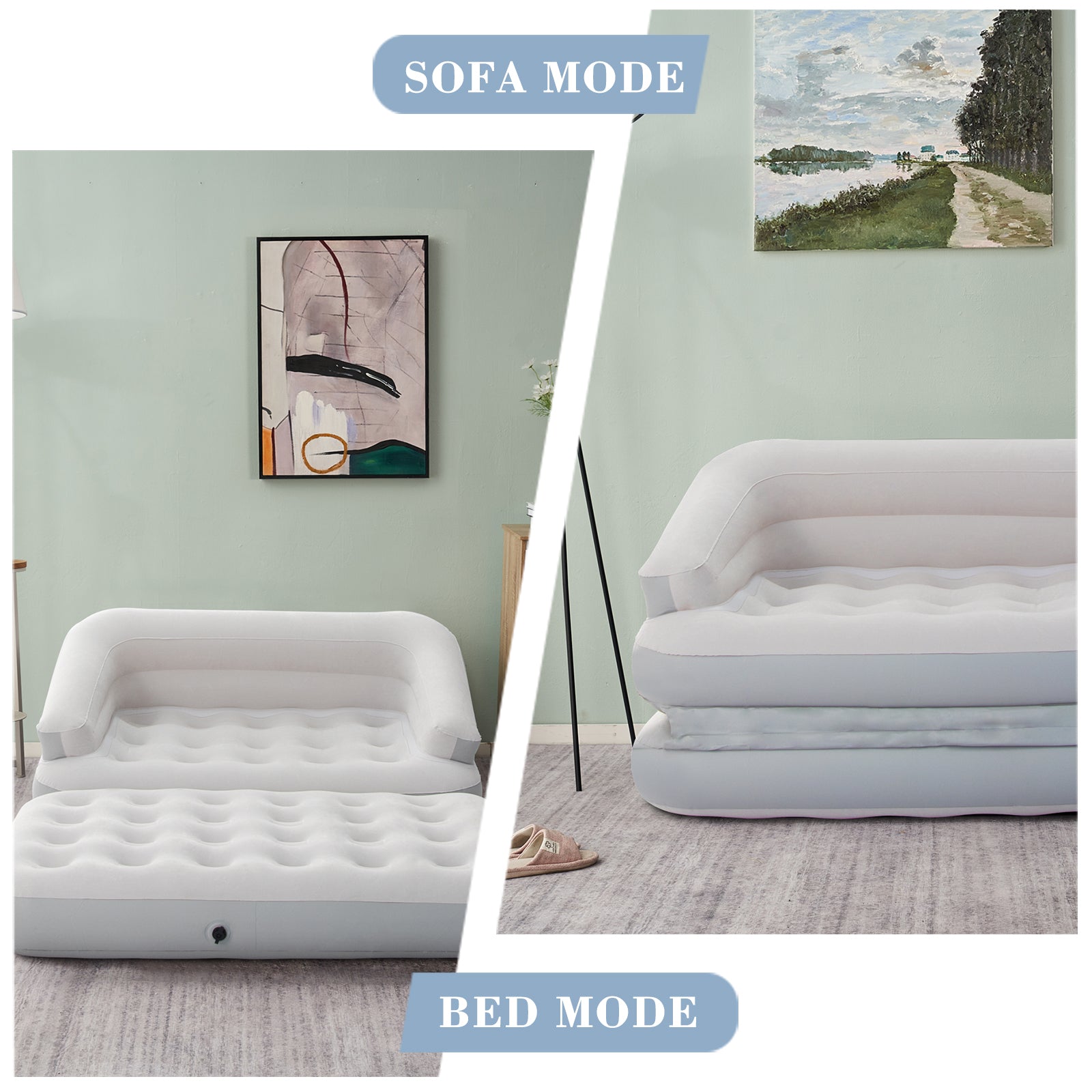 Sofa bed with blow up mattress hotsell