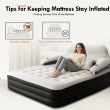 Load image into Gallery viewer, Honeydrill 15" Air Mattress with Headboard, Airbed Inflatable Couch with Pump
