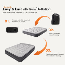 Load image into Gallery viewer, Honeydrill 18.5" Air Mattress AirBed Inflatable with Built-In Pump
