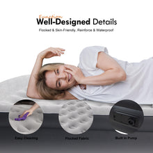 Load image into Gallery viewer, Honeydrill 18.5" Air Mattress AirBed Inflatable with Built-In Pump

