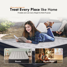 Load image into Gallery viewer, Honeydrill 18.5" Air Mattress AirBed Inflatable with Built-In Pump
