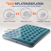 Load image into Gallery viewer, Honeydrill Camping Airbed Patterned Air Mattress with Flocked Surface
