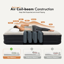 Load image into Gallery viewer, Air Mattress 15&quot; Twin Size with Headboard, Airbed Inflatable Couch with Pump

