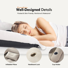 Load image into Gallery viewer, Honeydrill Twin Size 9" Air Mattress with Headboard, Air Couch Sofa Bed
