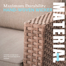 Load image into Gallery viewer, SICILY II Outdoor Wicker Sectional Sofa Component - L&amp;R Arm Sofa
