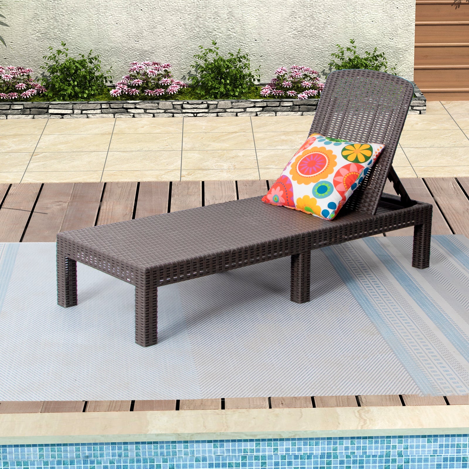 outdoor chaise plastic