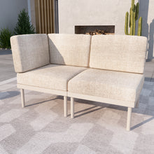 Load image into Gallery viewer, Outdoor Aluminium Sectional Sofa Component - L&amp;R Arm Sofa
