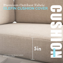 Load image into Gallery viewer, Outdoor Aluminium Sectional Sofa Component - L&amp;R Arm Sofa
