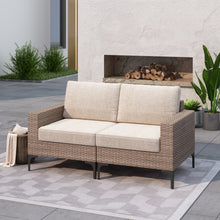 Load image into Gallery viewer, SICILY II Outdoor Wicker Sectional Sofa Component - L&amp;R Arm Sofa
