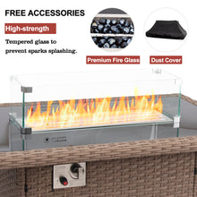 Load image into Gallery viewer, SICILY Outdoor Propane Gas Fire Pit Table, 43 inch 50,000 BTU Fire Pits
